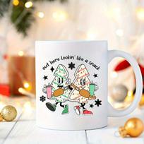 Kalėdiniai puodelių lipdukai rankdarbiams