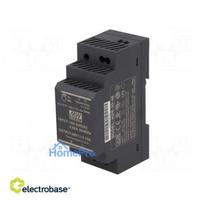 Power supply: switched-mode 36W 48VDC 43.2÷55.2VDC 0.75A 120g
