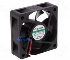 Fan: DC, axial, 12VDC, 60x60x20mm, 27.88m3/h, 21dBA, Vapo, 3100 rpm