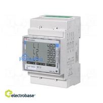 Electric energy meter digital, mounting for DIN rail mounting