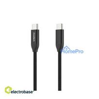 Cable CHOETECH Type-C - Type-C, PD240W, black, 3m