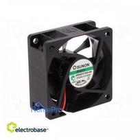 Fan: DC axial 24VDC 60x60x25mm 45.63m3 / h 27dBA Vapo 5200rpm