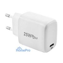Fast charger with USB-C port, 25W, Supports Quick Charger
