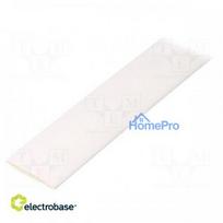 Heat shrink sleeve, adhesive-free, 2:1, 19 mm, L: 1 m, white, polyolefin