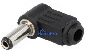 Plug DC supply female 5.5mm 2.5mm for cable 14mm soldering