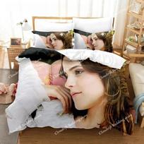 New Emma Watson Bedding Set Single Twin Full Queen King Size Bed Set Adult Boys Bedroom Duvet cover Sets 3D Print 70x133cm 2pcs