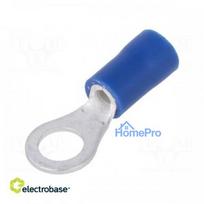 Bell terminal, M5, Ø: 5.3 mm, 1.5÷2.5mm2, crimped, for cable, tinned