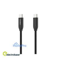 Cable CHOETECH Type-C - Type-C, PD240W, black, 1m