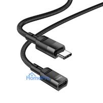 Adapter HOCO (U107) from USB-C to USB-C (OTG) 3A 1.2m black