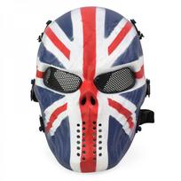All Terrain Knight Tactical Full-Face Mask, Protective Face Cover for CS Wargame Cycling Halloween Cosplay Outdoor Sports Knight