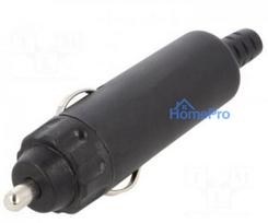 Cigarette lighter plug, Inom: 20A, Sup.volt: 12VDC, 12V / 20A, black