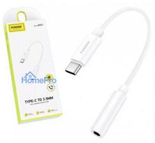 Audio cable 3.5 mm jack with USB-C type plug, Foneng BM21