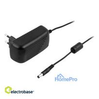 AC adapter DELTACO 100-240 V AC 50 / 60 Hz to 12 V DC, 2 A, 1.5 m, black / PS12-2