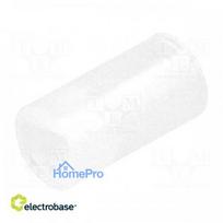 Spacer sleeve, LED, Øout: 4mm, ØLED: 3mm, Length: 7.5 mm, natural, UL94V-3