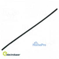 Heat shrink sleeve glueless 2: 1 12.7mm L: 1m black -55÷125°C