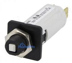 Circuit breaker 240VAC 48VDC 12A SPST Poles: 1 screw,on panel