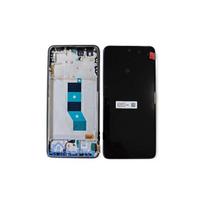 LCD screen Xiaomi Poco M7 Pro 5G with touch screen with frame Black original (service pack)