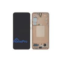 LCD screen Samsung S921 S24 with touch screen and frame Amber Yellow original (used Grade A)