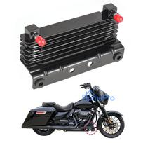 Motorcycle Oil Cooler Radiator Water Tank For Harley Davidson Touring Road King FLHR Street Electra Glide FLHTK FLHRX 2009-2016
