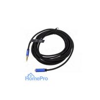 Cable, Jack 3.5 mm 4-pin plug, 3.5 mm 4-pin socket, 2m, black