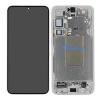 LCD screen Samsung S926 S24 Plus with touch screen and frame Marble Grey original (assembled service pack)