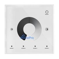 T1 wall LED controller 12-48VDC, 2 channels, 1 color, RF