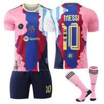 Paaugliams Vaikams Suaugusiems Futbolo Aprangos 2026 M. Komemoracinis Leidimas #10 MESSI Sportinio Treniruočių Džersio Rinkinys su Kojinėmis 26