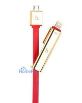 Hoco Universal UPL14 Lipstick series charging cable to in one (apple with micro usb) sarkans