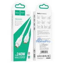 USB cable Hoco X93 60W USB-C to USB-C 2.0m white