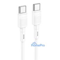 USB cable Hoco X83 60W Type-C to Type-C 1.0m white