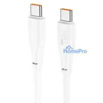 USB cable Hoco X93 100W USB-C to USB-C 2.0m white