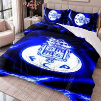 Porto 3Pcs Bedding Set Duvet Cover With Two Pillowcases For Bedroom Home Decoration 135cmx200cm