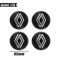 For Renault Austral Kadjar Megane Captur Arkana Dacia Logo Rim Cover 4Pcs 56mm 60mm 65mm Car Wheel Center Hub Cap Stickers A10