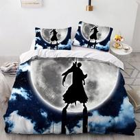 Bleach Cartoon Comforter Bedding Set,Bleach Duvet Cover Bed Set Quilt Cover Pillowcase,king Queen Size Bedding Set 135x200cm