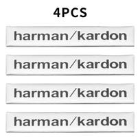 4/2pcs high-quality Metal harman/kardon Car Styling Hi-Fi Speaker F2o Speaker Badge stereo Emblem sticker Decorate Accessories 3A