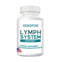 KENOFOR Lymph System Support Capsules, Supports Lymphatic Health, 120 Vegetarian Capsules