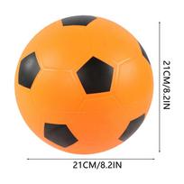 21cm Bouncing Mute Ball Toy Indoor Silent Basketball Baby Toy Silent Soft Soccer Ball Bounce Basketball Child Sports Games