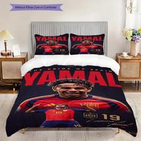 World Cup Champions Lamine Yamal Celebration Bedding 1 Duvet Cover 2 Pillowcase Without Core 2Dflat Bedding Set Duvet Cover And Pillowcase 135x200cm