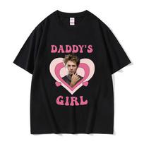 I Love Hot Dads T-shirt The Twilight Saga Charlie Swan Billy Burke Graphic Tshirts Men Women Cotton Oversized T Shirt St1069 3XL white