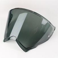 AX9 Helmet Visor Replacement Lens Full Face Motorcycle Off-Road Rally Riding Clear Tinted Anti-Scratch Windshield Dark Gray