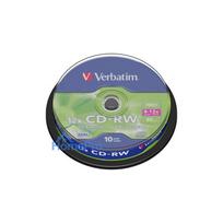 Verbatim CD-RW 700MB 8-12x Cake Box 10