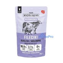 WIEJSKA ZAGRODA Chicken with beef Sterilised - wet cat food - 85g