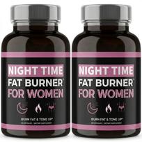 Night Time Fat Burner for Women – PM Weight Loss & Metabolism Support Supplement with Sleep Aid | Promotes Satiety & Vitality (60 Capsules) 2pack