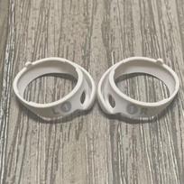 Originalūs silikoniniai ausinukų antgaliai, skirti Bose Quietcomfort Ultra ausinėms, atsarginės dalys QC Ultra ausinių antgaliai ivory size 1 ring
