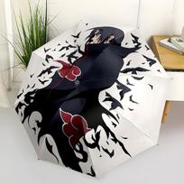 1 PC Automatic Folding Umbrella - Naruto Pattern Portable Foldable Design With 8 Ribs Christmas Birthday Gifts multicolor