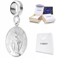 Silver Pendant Hanging Mother of God Miraculous Medal Mary Silver 925 white