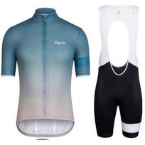 RAPHA Unisex Short Sleeve Cycling Jersey Bib Shorts Set Breathable Road Bike Riding Gear XL