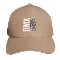 Bmx Bike Hobby Sport Bmx Gift Idea Baseball Cap Sun Protection Upf 50 Breathable Mesh Back Adjustable Buckle Closure beige