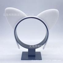 Direct supply of cat ear headbands, Korean version of adult children's cartoon cute headgear, masquerade ball performance supplies white