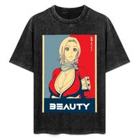 Rangiku Matsumoto Bleach Tshirt Big Size Loose Fit Tee Shirt L